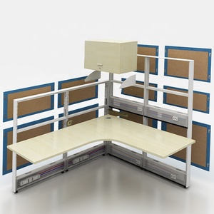 Bán Buôn Phân Vùng Bảng Điều Chỉnh Máy Trạm Riêng Tủ Mỹ Phong Cách Văn Phòng Tủ Giá - Product Image 4