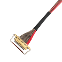 Câble coaxial micro IPPEX 20633-220T-01S, assemblage 20 broches LVDS EDP, pas de 0,4 mm, isolé PVC, âme en cuivre, ISO9001, pour ordinateur