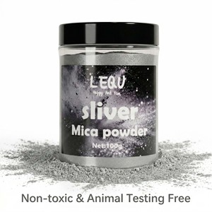 ชุดผงสีเมทัลลิก LEQU 3 ชิ้น สีดำ ทอง เงิน ความเข้มข้นสูง สำหรับงานเรซิ่นและงานเพ้นท์ - Product Image 2