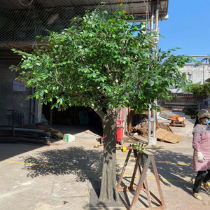 Chống Uv Tùy Chỉnh Ngoài Trời Chất Lượng Cao Lớn Nhân Tạo Ficus Banyan Cây Lớn Thực Tế Màu Xanh Lá Cây Nhà Máy Nguồn Cung Cấp - Product Image 4