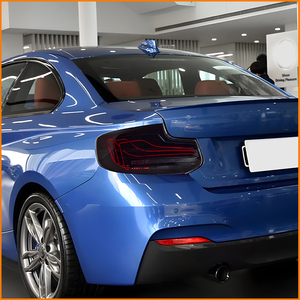 Lampu Belakang Mobil LED Dinamis Sekuensial Laser OLED Merah Asap Gaya M4 CSL untuk BMW Seri 2 F22 F23 M2 F87 2014-2020 - Product Image 5