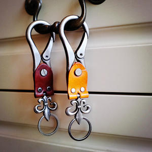 Vintage hakiki deri anahtarlık Punk tarzı el yapımı anahtarlıklar tuşları <span class=keywords><strong>Fob</strong></span> - Product Image 6