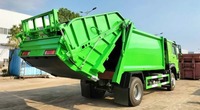 Nouveau camion compacteur de déchets diesel manuel Euro 2, capacité 10-12 mètres cubes, véhicule de collecte des déchets, moteur 6x4