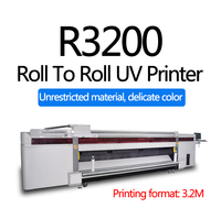 Haute résolution 3.2m 3 têtes Gen5/Gen6 imprimante UV imprimante de bannière flexible plus grand format pour la publicité extérieure