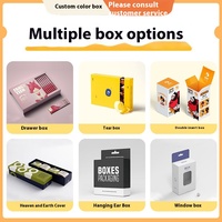 Boîte en carton blanche personnalisée en carton pliable à double insertion avec revêtement UV personnalisation en petits lots pour les chemises d'emballage de parfums