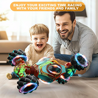 HOSHI 1611-MAX Voiture RC de cascade 4x4 à l'échelle 1/10 2,4 GHz, véhicule télécommandé avec contrôle par montre, cadeau de Noël pour enfants