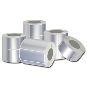 Quality <strong>Choice</strong> Eco-Friendly Matte Silver Pet <strong>Label</strong> Paper Sustainable Recyclable Stickers for Custom Packaging Solutions