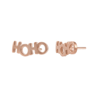 Accessoires de piercing corporel Superstar personnalisés en titane G23 sans filetage, avec design lettre, finition PVD