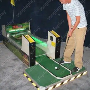 Putting Challenge <strong>Golf</strong> Green Mobile <strong>Golf</strong> Course Rental Crazy <strong>Golf</strong> Hire Large Outdoor Amusement Equipment PVC Material Durable - Product Image 2