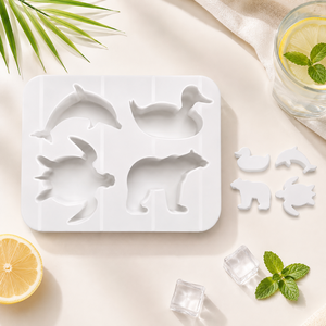 1-Piece Animal Silicone Cake <b>Candle</b> Handmade Soap Universal DIY Dropper Gypsum Aromatherapy <b>Mold</b> Reusable Eco-Friendly - Product Image 4