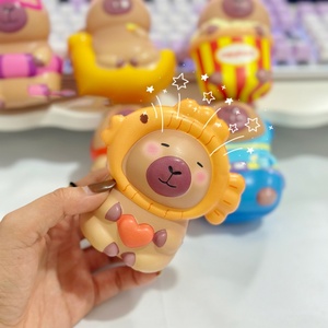 ของเล่นบีบคาปิบาร่า บีบแล้วคืนรูปช้า ผลิตจากพลาสติก PU เป็นมิตรกับสิ่งแวดล้อม ของเล่นคลายเครียด น่ารักมากๆ ของตกแต่งซุปเปอร์มาร์เก็ต - Product Image 6