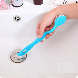 Double Headed <b>Shoe</b> <b>Brush</b> Nylon Bristles Portable For Cleaning <b>Shoes</b> Inside And Out - Product Image 3