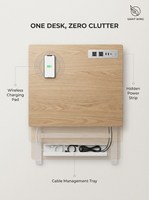 Bureau debout moderne en acier inoxydable électrique avec réglage de la hauteur à moteur unique pour poste de travail informatique à domicile