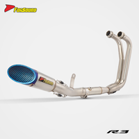 Système d'échappement moto Forsound Factory à prix de gros, tuyau GP-Spec, silencieux de piste, système slip-on pour R3