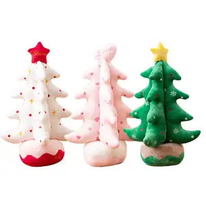 Nieuw Ontwerp Feestelijk Thema Nieuwe Kerst Knuffelboom Ornamenten Pluche Kerstspeelgoed Kerstboom Knuffels