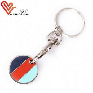 Porte-clés en métal en forme de jeton de chariot de courses britannique, outil de verrouillage et support de clés - Product Image 5