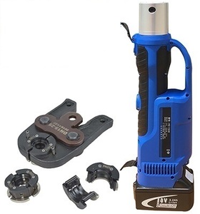 Herramienta de Prensado de Tuberías Hidráulica Automática Portátil, Mini Herramienta de Prensado de Tuberías <span class=keywords><strong>Multicapa</strong></span> PEX, Conexión de Acero Inoxidable y Cobre, Batería de 18 V, 200 Bares - Product Image 1