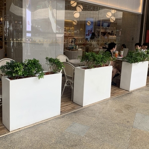 Macetas de Fibra de Vidrio H156 GRC para Exteriores - Macetero Ecológico Resistente a los Rayos UV para Interiores/Exteriores para Hogar, Hotel, Jardín, Patio y Paisajismo - Product Image 2