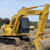 Excavatrice hydraulique sur chenilles Komatsu PC100 de machines de construction d'occasion du Japon 100% d'origine
