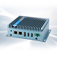 Mini-ordinateur industriel N95/N100 sans ventilateur, faible consommation, avec plusieurs ports USB et COM, prend en charge les modifications de configuration