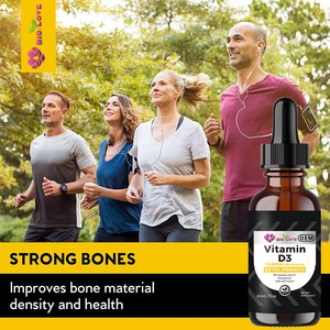 High Absorption Vitamin D3 Drops <strong>Liquid</strong> <strong>Supplement</strong> for Immune Support and Bone Health Maintenance - Product Image 2