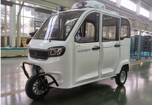 Closed Body Tuk-tuk Tricycle with LED Lights 50-70km <b>Range</b> 3 Seats - Product Image 4