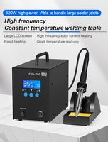 Chuera 316D 320W Station de soudage haute puissance OEM 50-550 ° C Chauffage rapide Température réglable Arrêt automatique Machine à souder