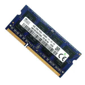 海力士4GB PC3-12800 DDR3 1600兆赫非ECC无缓冲HMT351S6CFR8C-PB ddr3 ddr3l内存笔记本电脑8gb