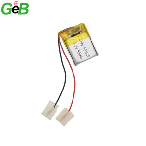 GEB personalizar <span class=keywords><strong>entrega</strong></span> gratuita <span class=keywords><strong>a</strong></span> <span class=keywords><strong>domicilio</strong></span> recargable 3,7 V baterí<span class=keywords><strong>a</strong></span> de polímero de iones de litio 401520 3,7 V 90mAh celda de electrónica de consumo - Product Image 1