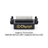 776231-1 AMP SEAL 35P Konektor Otomatis Tahan Air untuk ECU dengan Header PCB Pria
