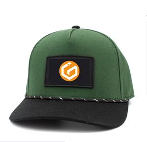 Casquette de baseball personnalisée à 5 panneaux avec logo pour hommes Casquette à visière incurvée structurée à 2 tons Style sportif Hip Hop pour aventures en plein air - Product Image 5