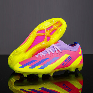 Nouvelles chaussures de football pour hommes, chaussures de foot pour adultes, crampons longs AG, crampons TF pour terrain synthétique, chaussures d'entraînement antidérapantes et respirantes - Product Image 5