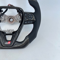 Volante de Fibra de Carbono Personalizable Profesional RPPF para Toyota Corolla / Corolla XRS con Línea de Franja Roja