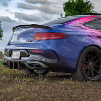 W205 C200 C300 coupé FD Style aileron de coffre arrière en Fiber de carbone pour Mercedes classe C W205 coupé 2015-2021