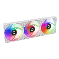 Kit de ventilateurs ARGB 360 3x120mm pour boîtier PC, ventilateurs silencieux pour ordinateur