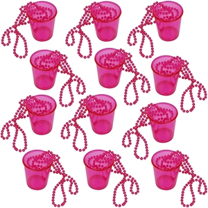 Paquete de vasos de chupito con cuentas y vasos de plástico tipo collar, recuerdos para fiestas, despedidas de <span class=keywords><strong>soltera</strong></span>, cumpleaños y bodas, más vendidos - Product Image 6