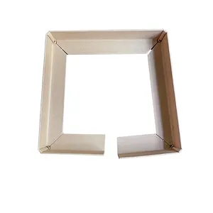 Carton Corner Protector Heavy Duty Carton Angle Corner Protector For Packaging Environmental L-shape Kraft Paper Rigid Boxes