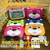 Tablet Anak Murah 7 Inch Sail Air 3300 2G+32GB IPS Kamera Ganda Layar Anti Pecah Sim Wi-Fi Laptop Belajar Anak