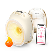 Extractor de Leche Materna Eléctrico, Manos Libres, Portátil, Control por Aplicación Inteligente, Ultrafino, Invisible, Recargable, Esenciales para la Postparto