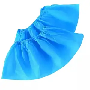 Wholesale disposable pp shoe cover hospital doctor use farm spa use cheap price shoe over waterproof non-slip non-absorb