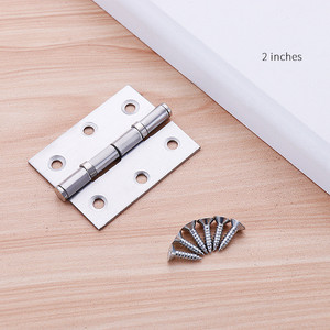 Высококачественный подшипник, небольшой утолщенный свободный лист, дверной шарнир для домашнего шкафа, плоский открытый шарнир из нержавеющей стали - Product Image 3