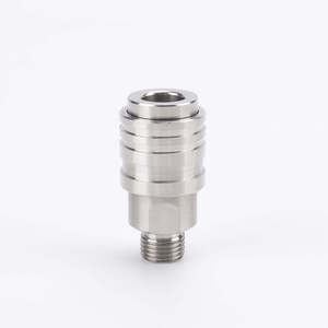 Raccord autobloquant NBT 1/4 pouce en acier inoxydable 301 femelle pour outil de lavage haute pression - Product Image 1
