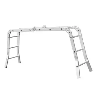 Aluminum Industrial Engineering Ladder Multifunctional Folding Ladder Extendable Folding Ladder For Outdoor Work
