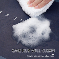Tapis de bain avec dos en caoutchouc antidérapant, séchage rapide, super absorbant, fin, moderne, lavable, pour la maison et l'hôtel