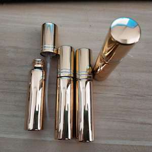 Electroplated UV Glass Tube 10ml Cylinder Spray Bottle For <b>Perfume</b> And Toner Moisturizing Dispenser - Product Image 5