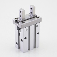 Cylindre pneumatique à double tige réglable de type 32, 40, 50, 63, 80, 100, 100, 125, 160mm, haute qualité, 10 pièces, 25-200mm