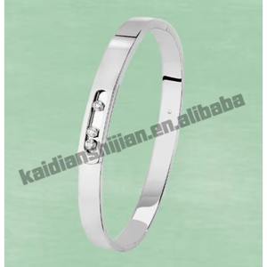 Pulseras de Plata de Ley S925 con Circonitas, Estilo Vintage de Lujo, Regalo para Fiestas, Unisex, Joyería Messikars Dinámica Chapada en Oro Rosa - Product Image 2