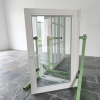 Ventanas Francesas Modernas de Aluminio con Doble Acristalamiento, Vidrio Templado Low-E, Aislamiento Térmico, Calificadas por Energy Star para Apartamentos