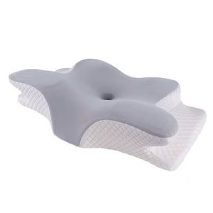 Oreiller ergonomique multifonctionnel en mousse à mémoire de forme pour le sommeil latéral, soulagement des douleurs cervicales, à récupération lente, forme allongée, pour traction verticale - Product Image 3