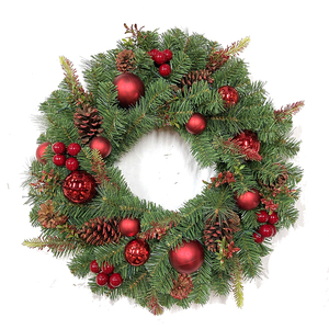 OEM Artificial Christmas <strong>Wreaths</strong> for <strong>Small</strong> Business Handmade Decorative Xmas <strong>Wreath</strong> for Boutique Christmas Decor - Product Image 1